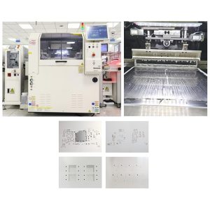 Impresión con plantilla para una aplicación eficiente de la pasta de soldadura